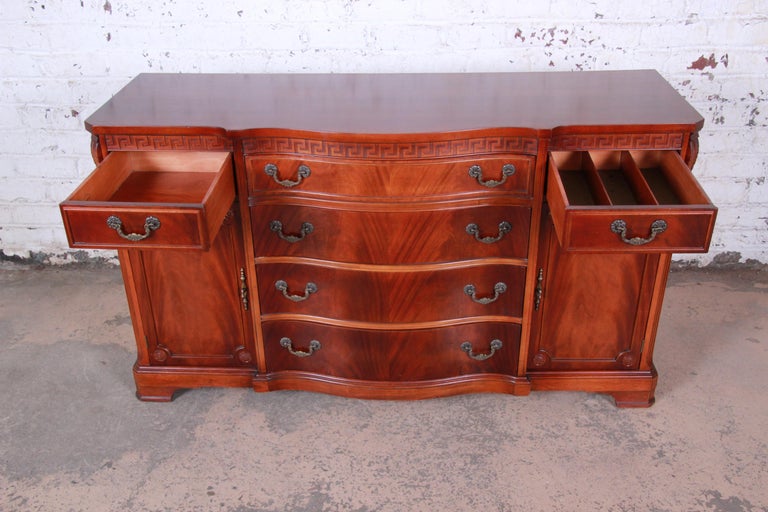 Bernhardt Flame Mahogany Sideboard Buffet at 1stDibs