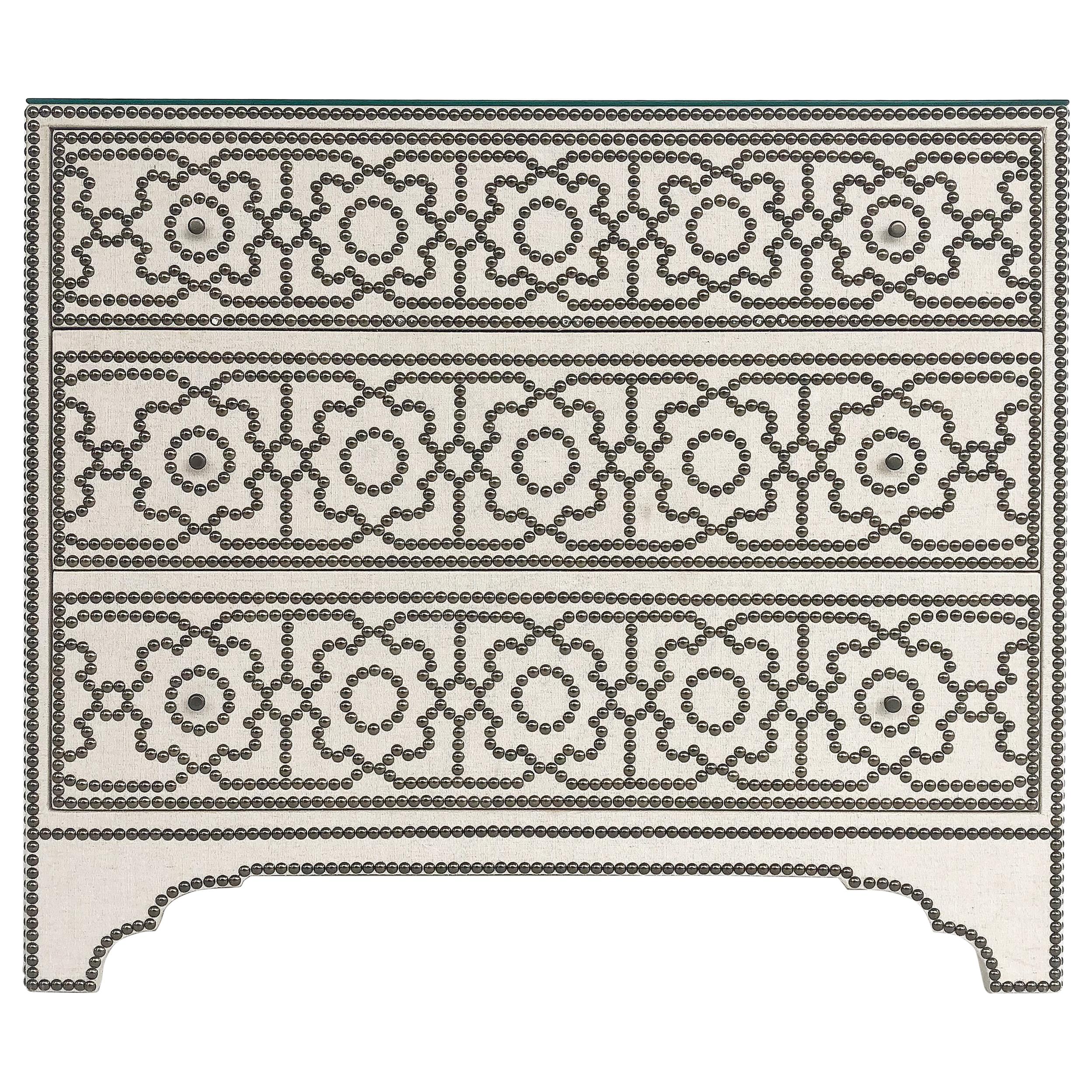 Bernhardt Furniture "Cabrillo" Nailhead Linen Chest in a Moorish Design