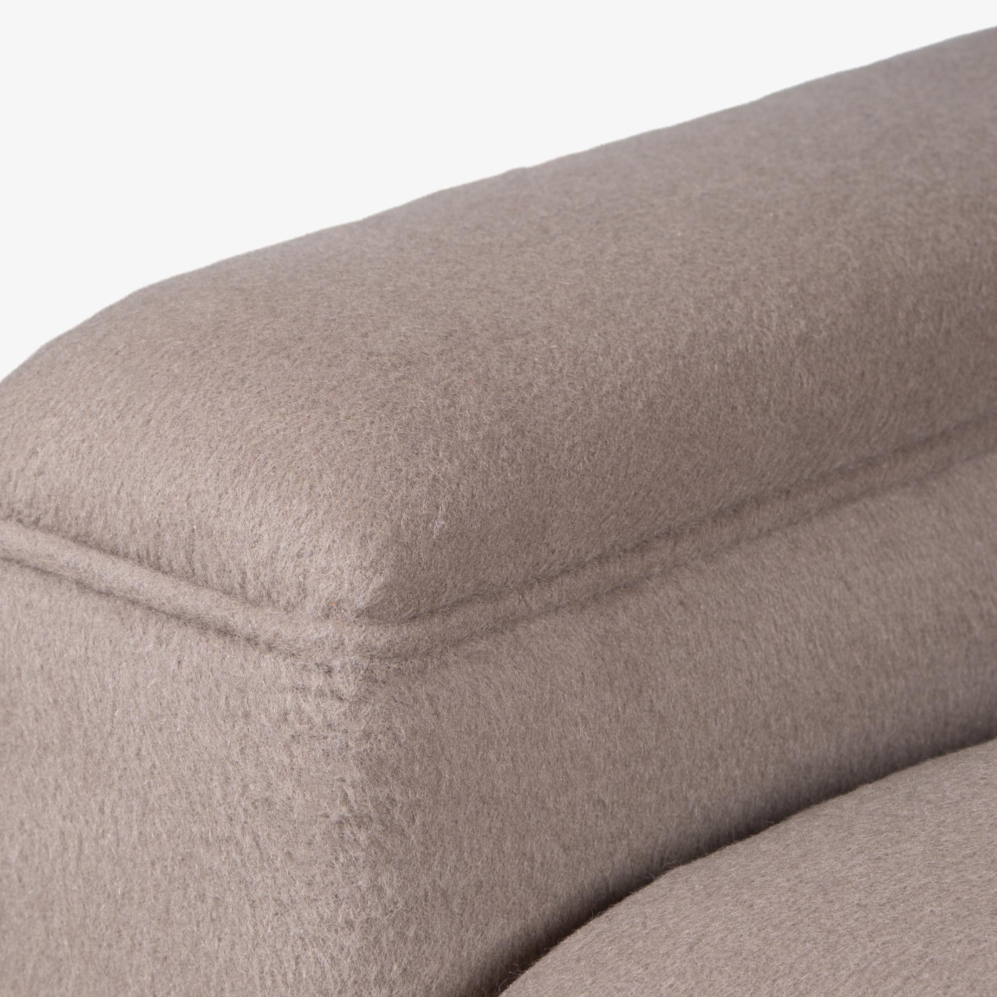 Bernhardt Furniture Club Lounge Chairs in Alpaca & Walnut Bases by Flair, Pair For Sale 6