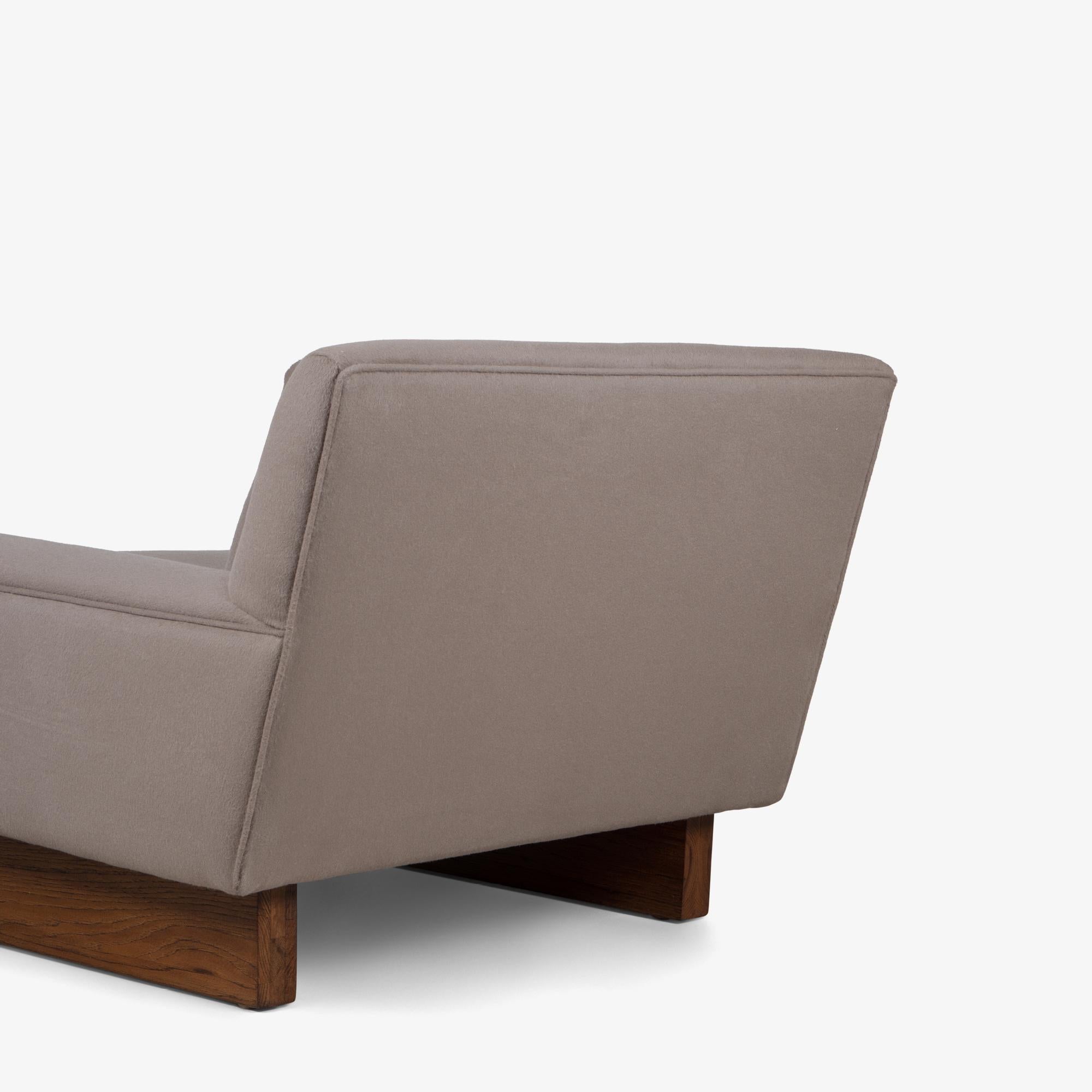 Bernhardt Furniture Club Lounge Chairs in Alpaca & Walnut Bases by Flair, Pair For Sale 1