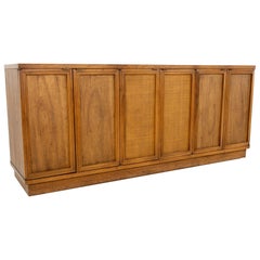 Bernhardt Möbel Mid Century Cane Front Credenza Buffet