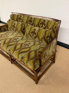 Bernhardt Hibriten Loveseat, Lee Jofa Printed Velvet