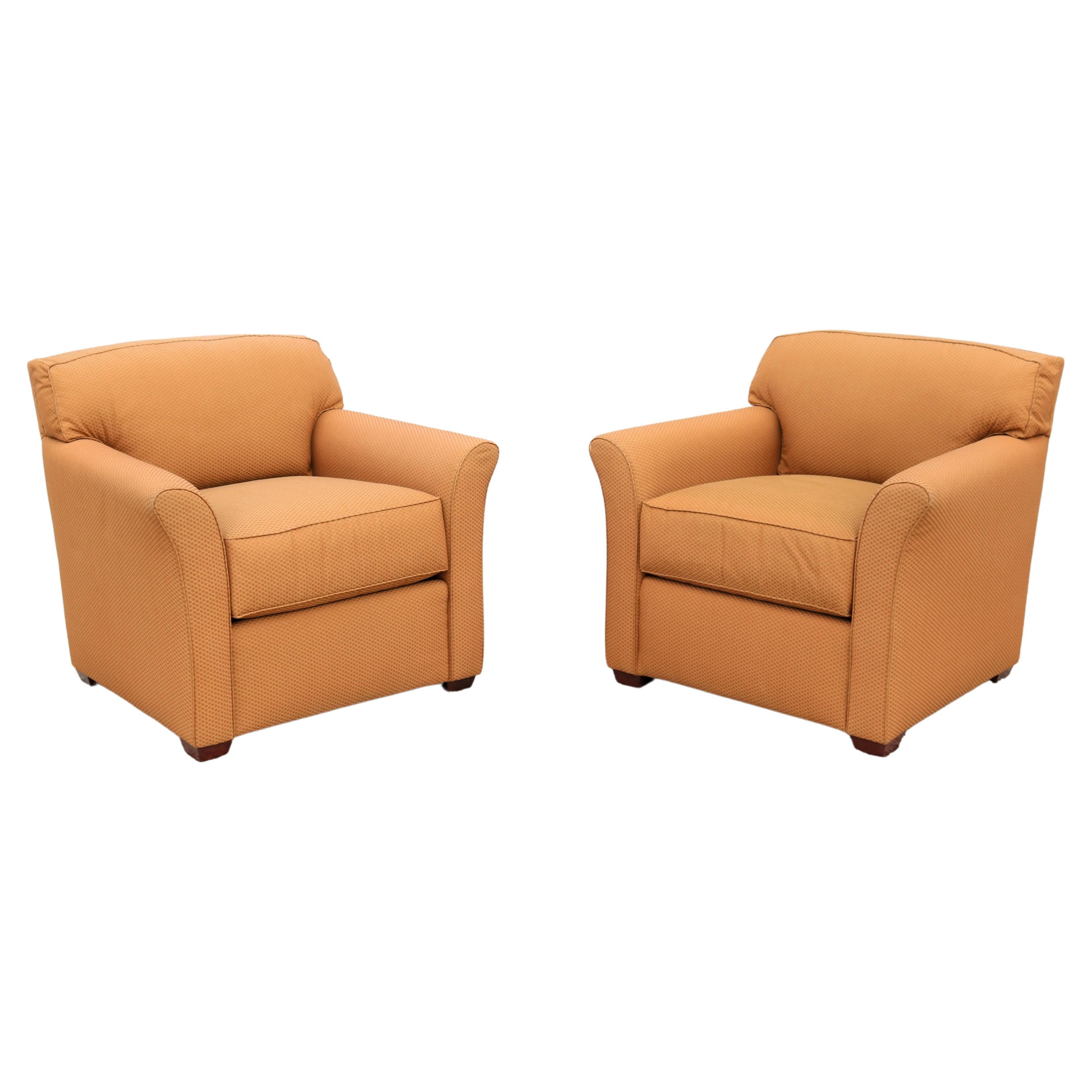 Bernhardt Lawson American Casual Style Lounge Chairs Very Comfortable, a Pair