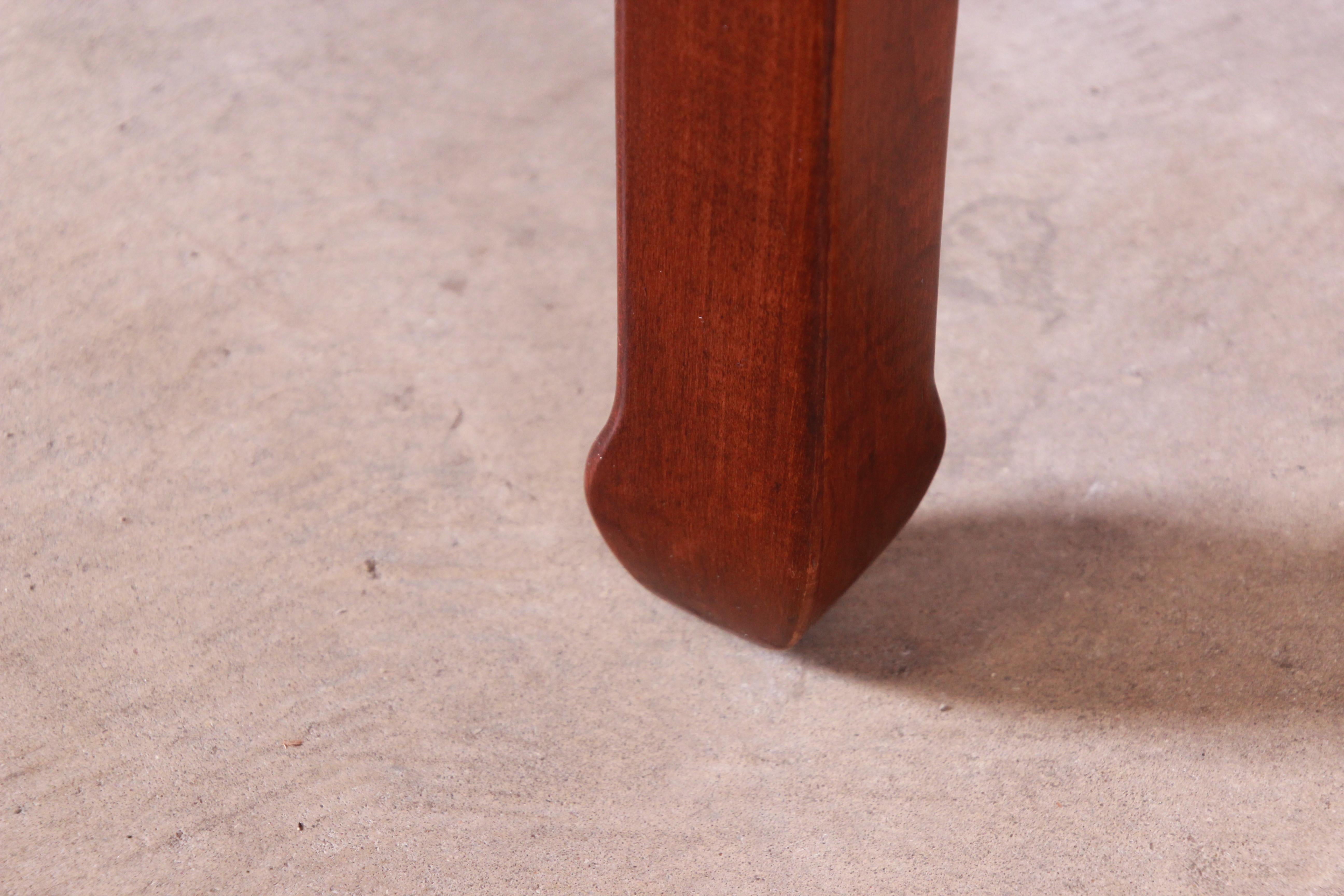 Bernhardt Mahogany and Cane Chinoiserie Dining Chairs, Set of Eight 4
