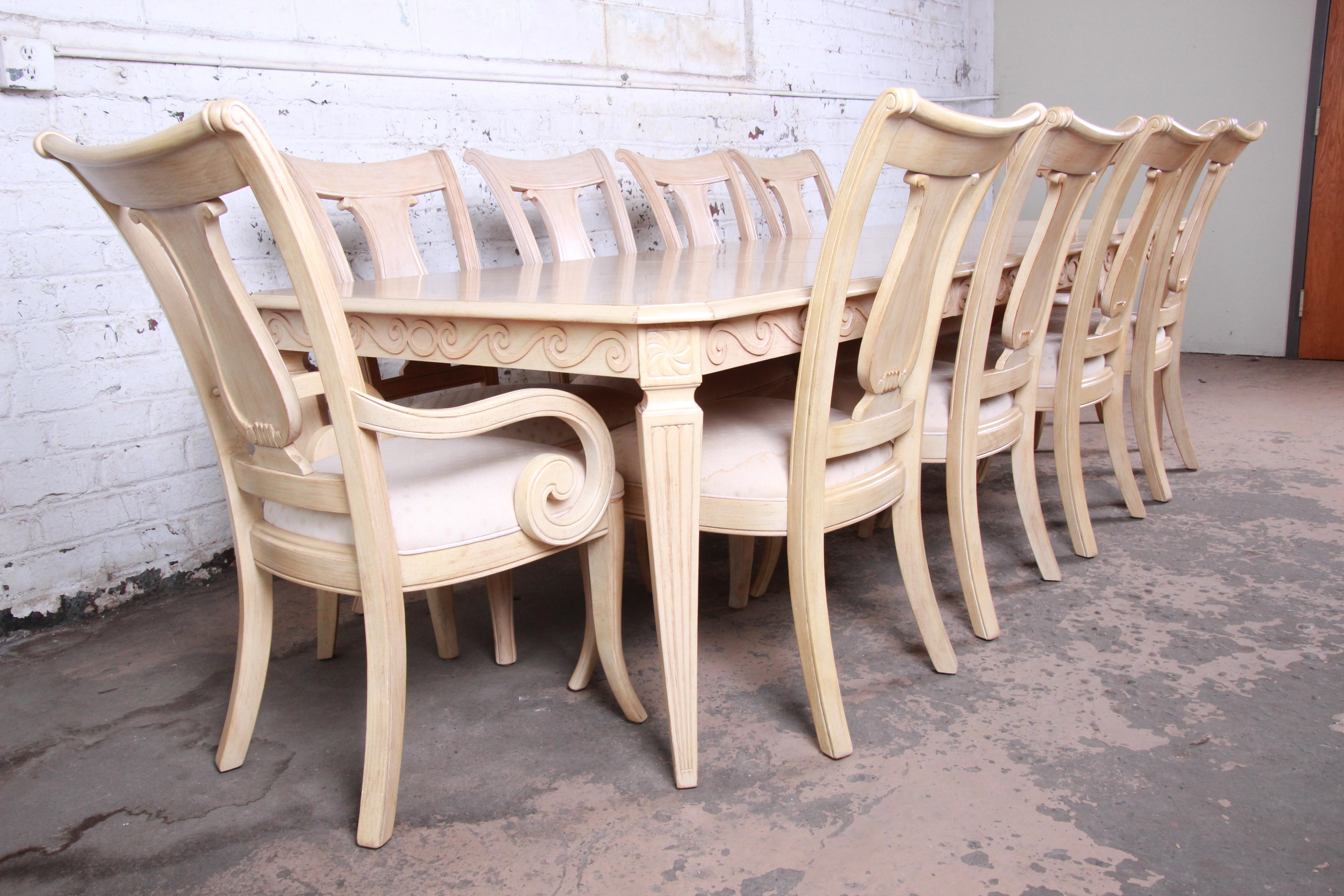 mediterranean dining table and chairs