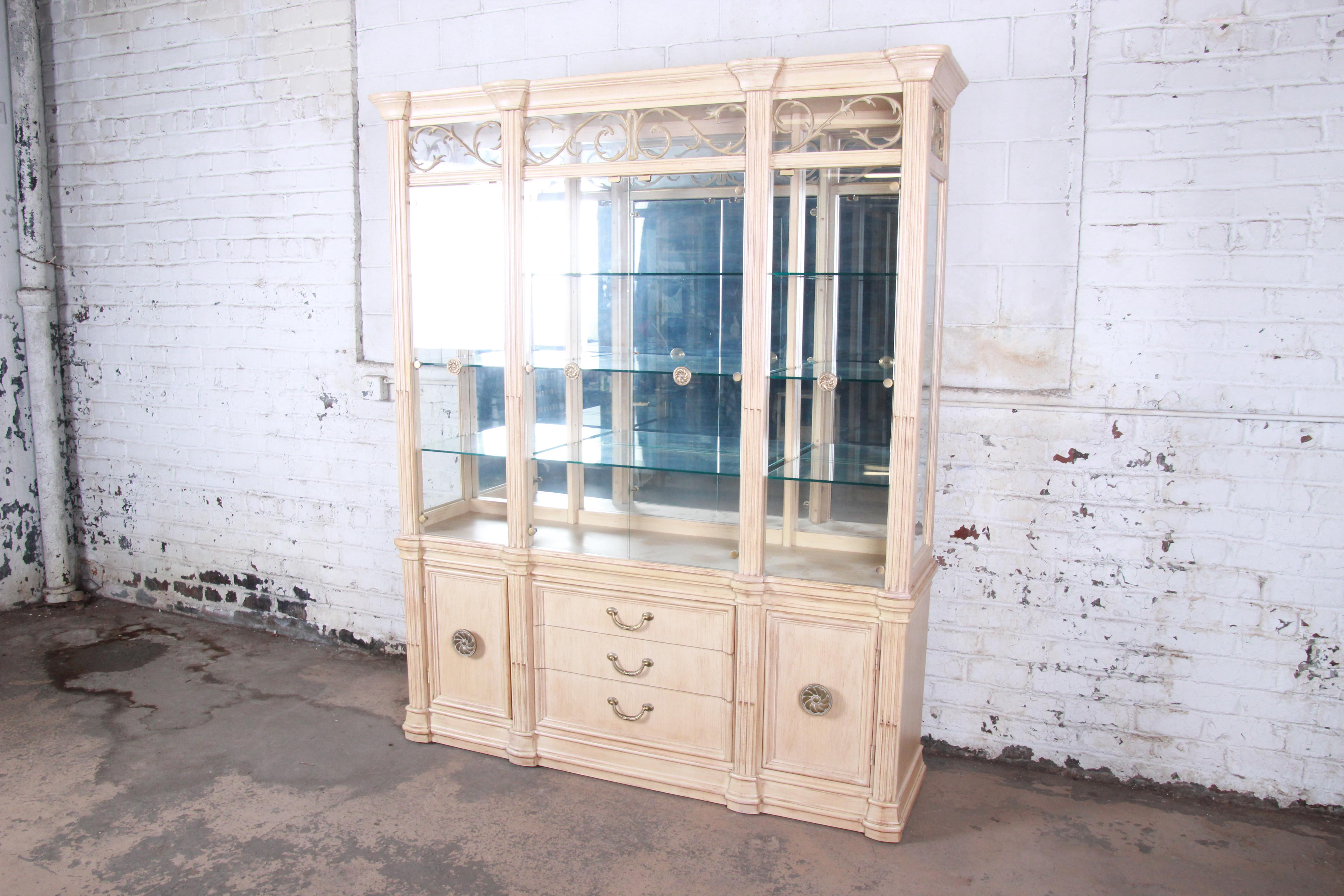 bernhardt display cabinet