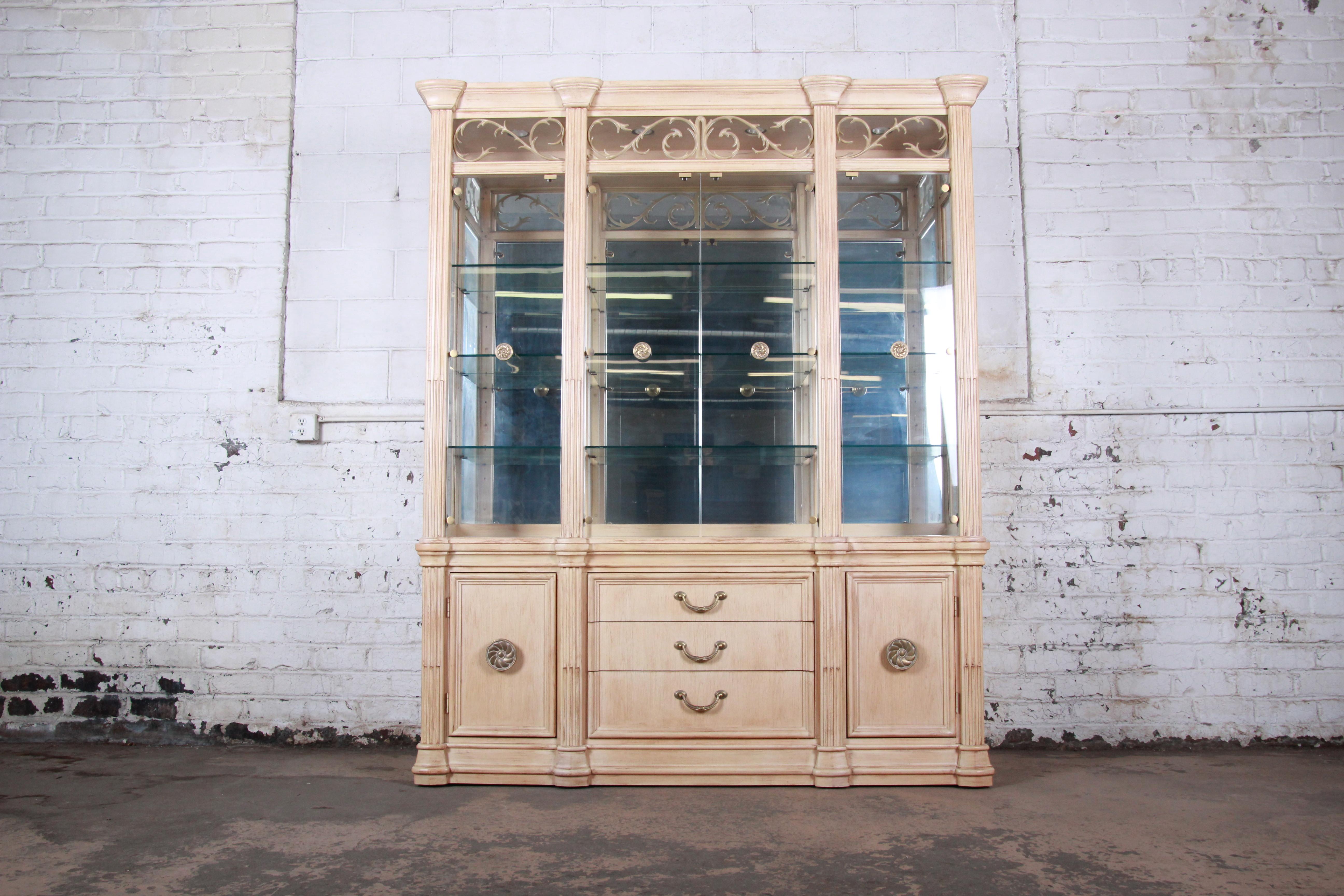 Bernhardt Mediterranean Style Maple Sideboard Credenza 3
