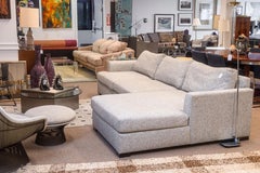 Bernhardt Nest Contemporary Gray Fabric 2pc Sectional Sofa