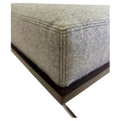 Bernhardt NYC Bench with Custom Chrome Legs