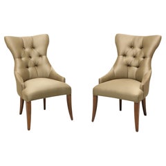 BERNHARDT Opus XIX Tufted Dining Side Chairs - Pair B