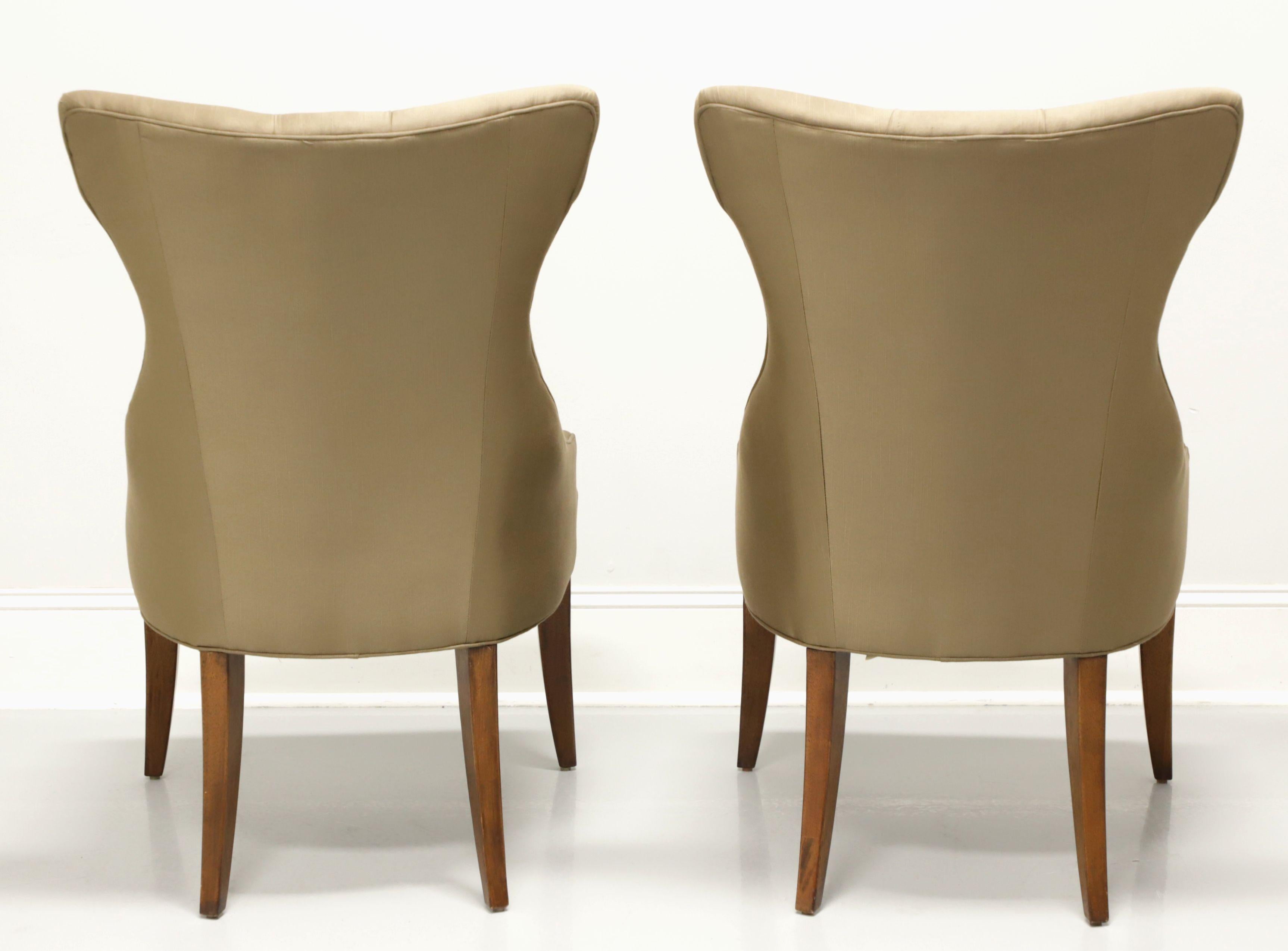 BERNHARDT Opus XIX Tufted Dining Side Chair - Pair C In Good Condition For Sale In Charlotte, NC