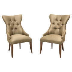 Used BERNHARDT Opus XIX Tufted Dining Side Chair - Pair C