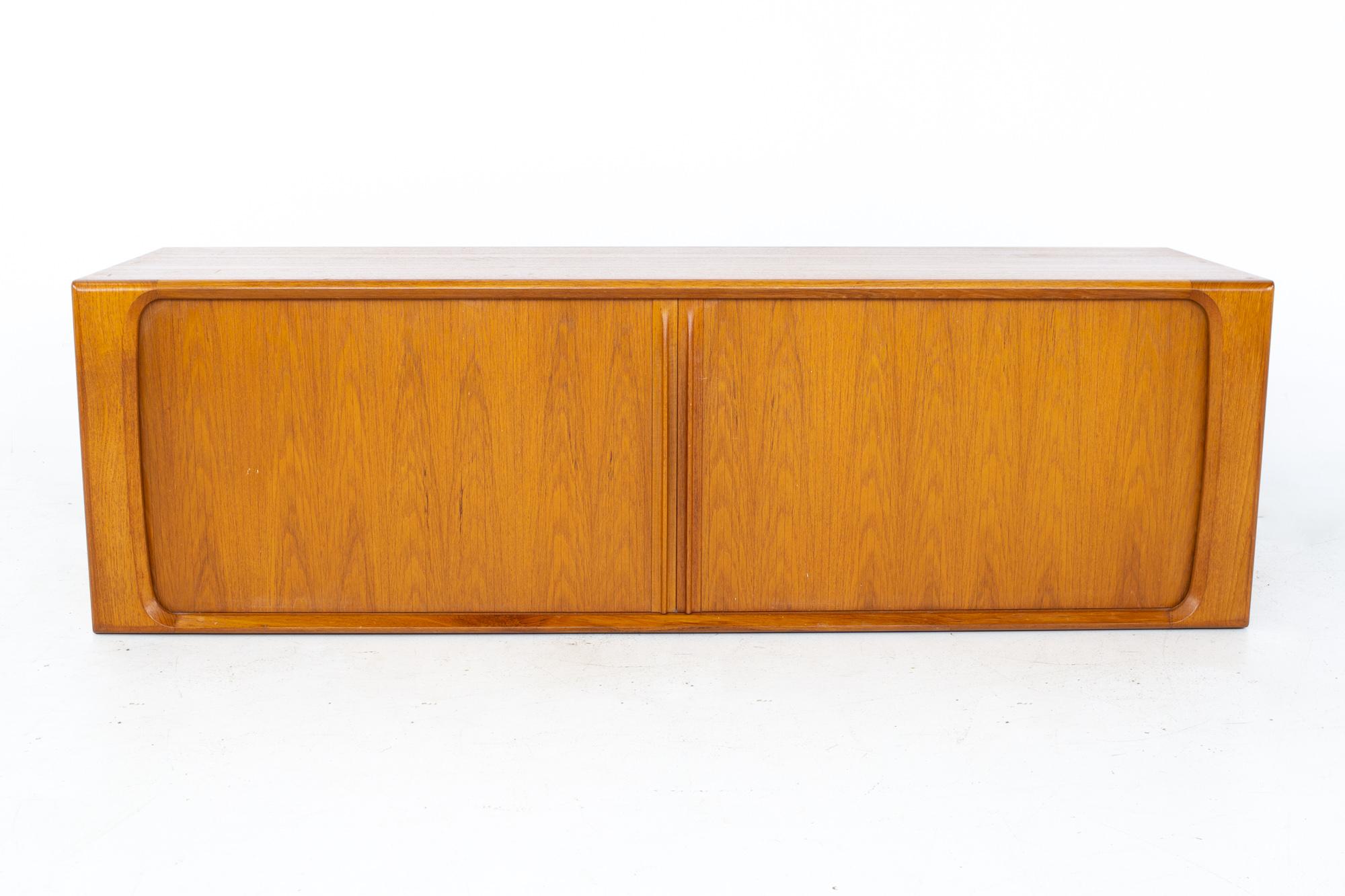 Bernhardt Pedersen Mid Century floating tambour door credenza
Credenza measures: 65 wide x 19.75 deep x 19.75 inches high

All pieces of furniture can be had in what we call restored vintage condition. That means the piece is restored upon