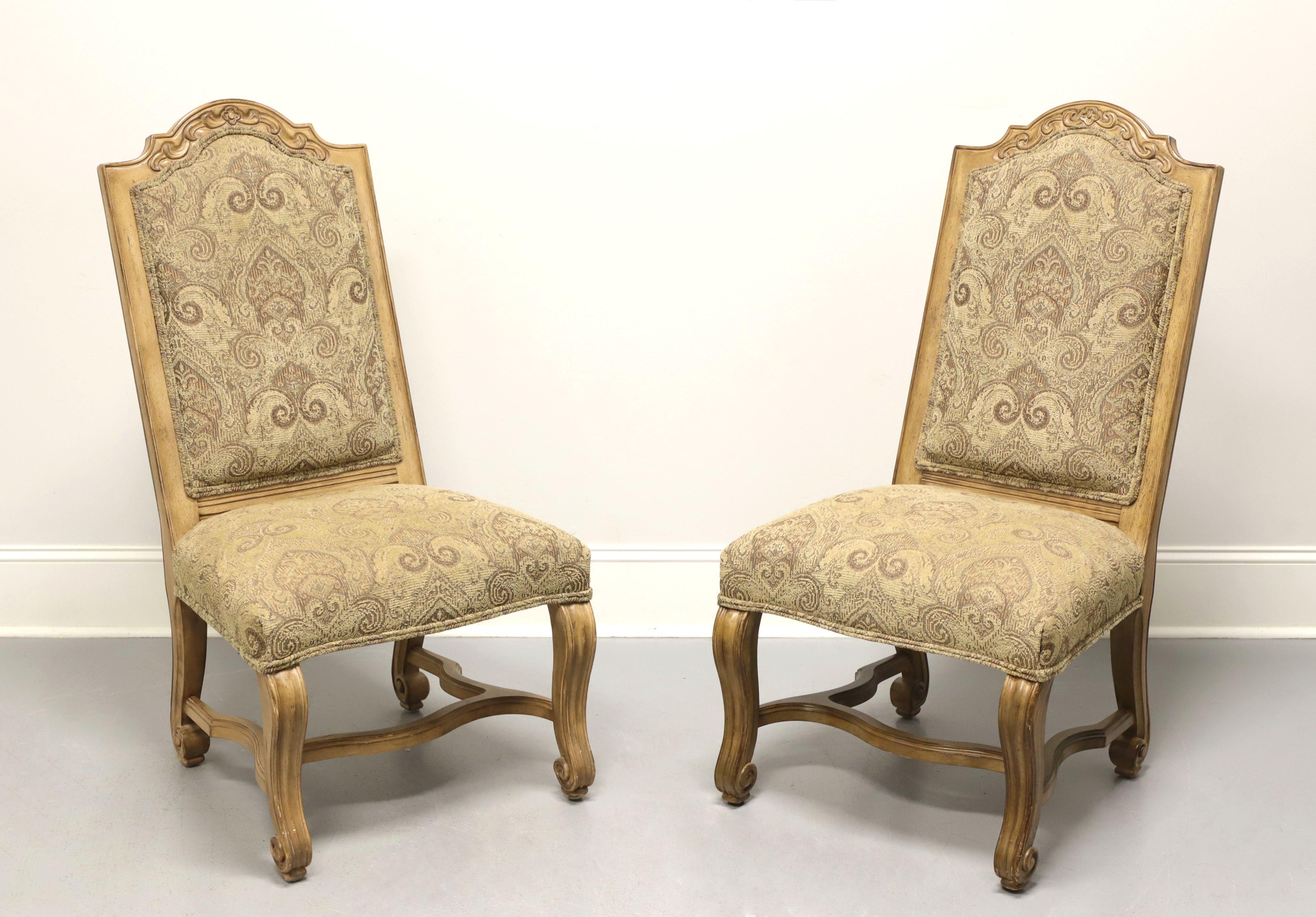 BERNHARDT Rustic Italian Style Dining Side Chairs - Pair B 3