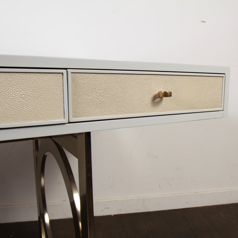 Bernhardt Salon Desk in Grey Lacquer at 1stDibs bernhardt desk, salon