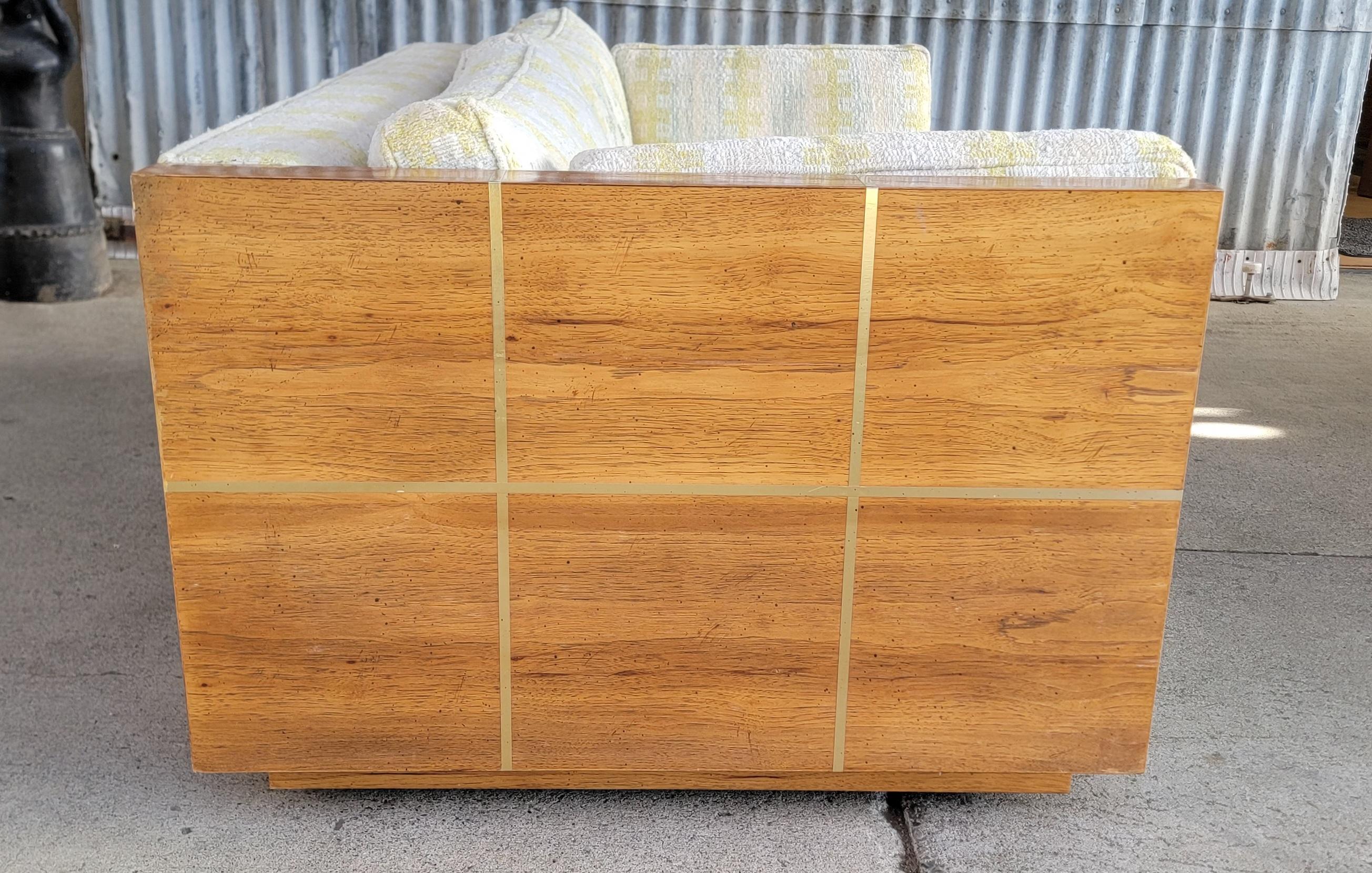American Bernhardt Sofa / Loveseat Manner of Milo Baughman For Sale