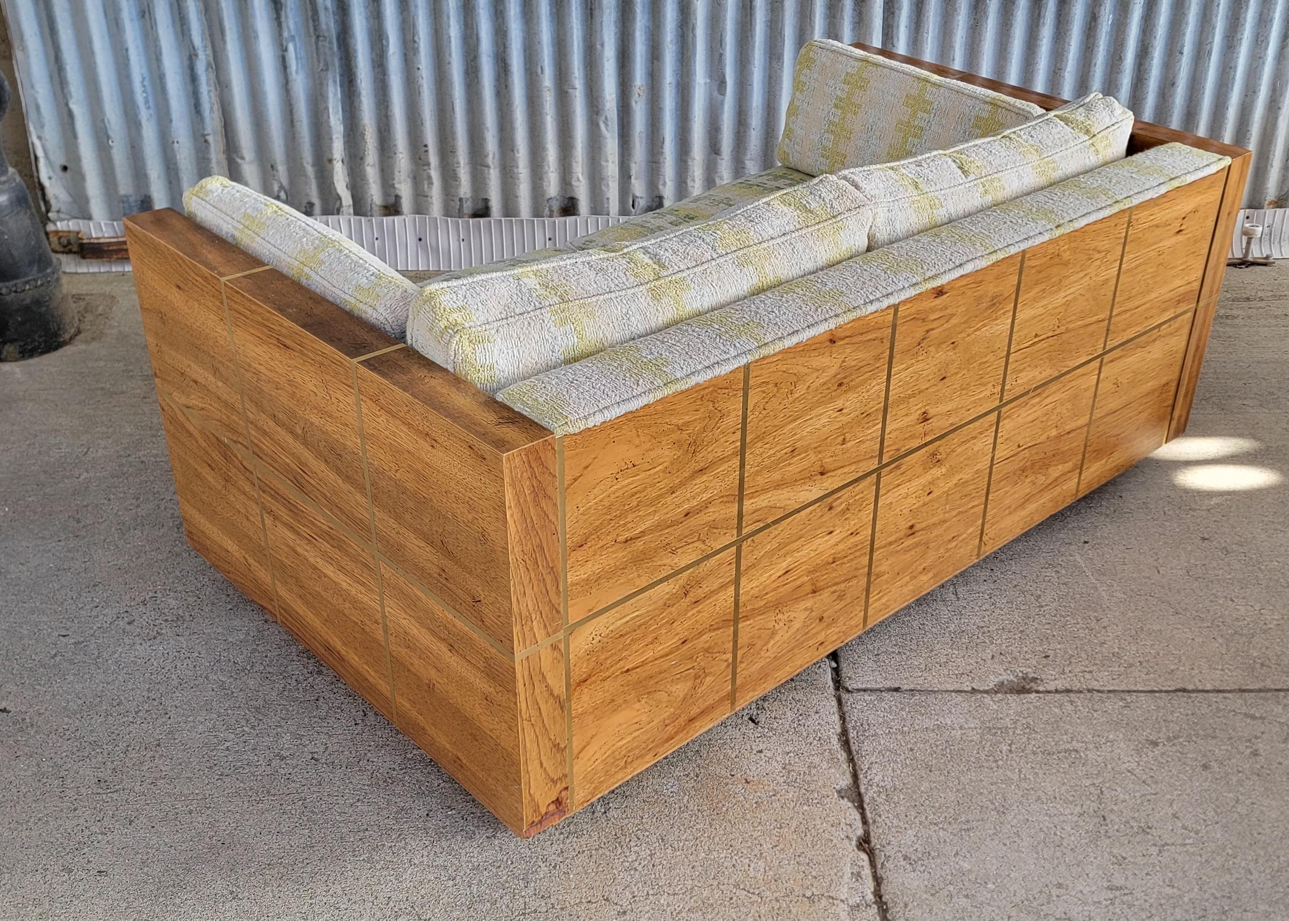 20th Century Bernhardt Sofa / Loveseat Manner of Milo Baughman For Sale