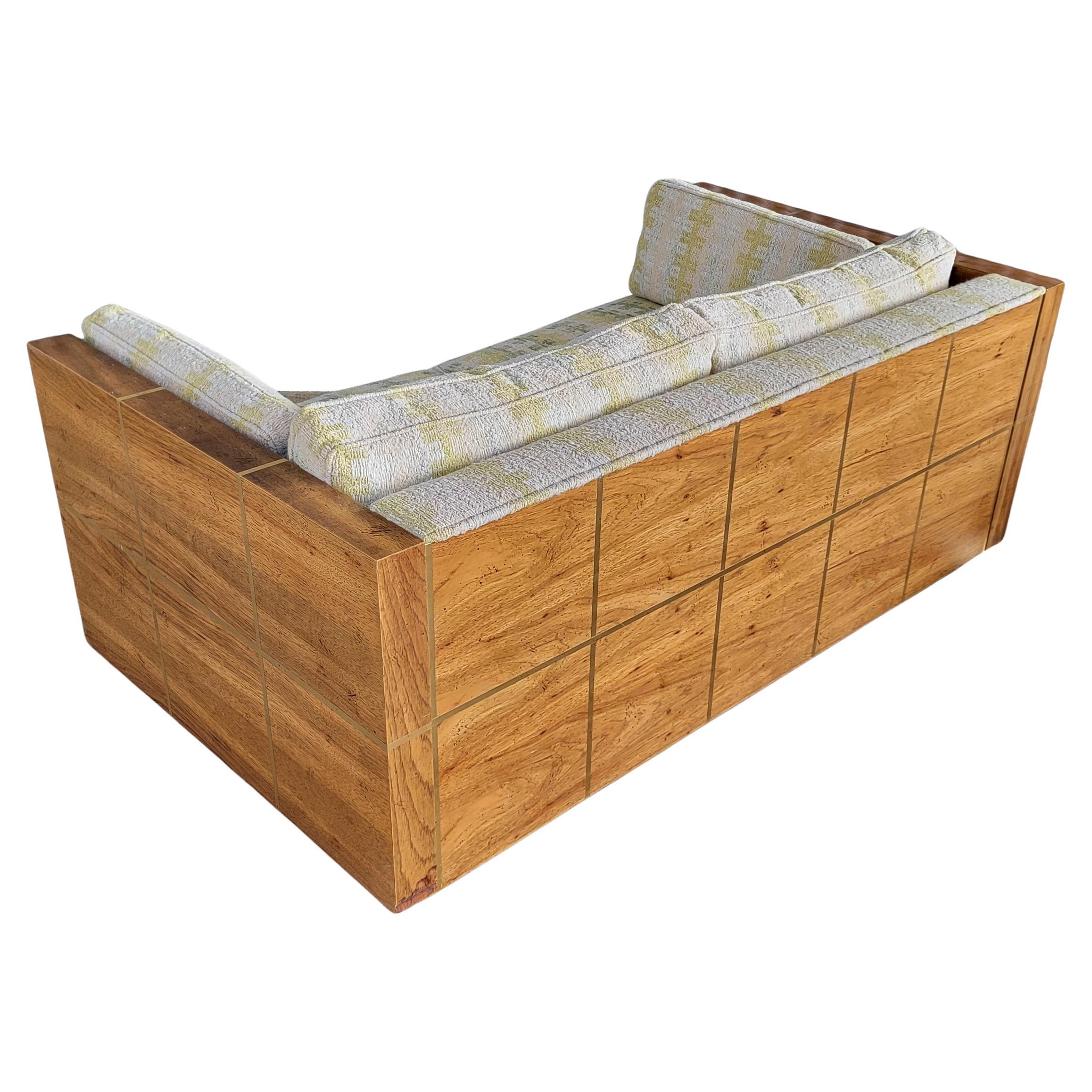 Bernhardt Sofa / Loveseat Manner of Milo Baughman