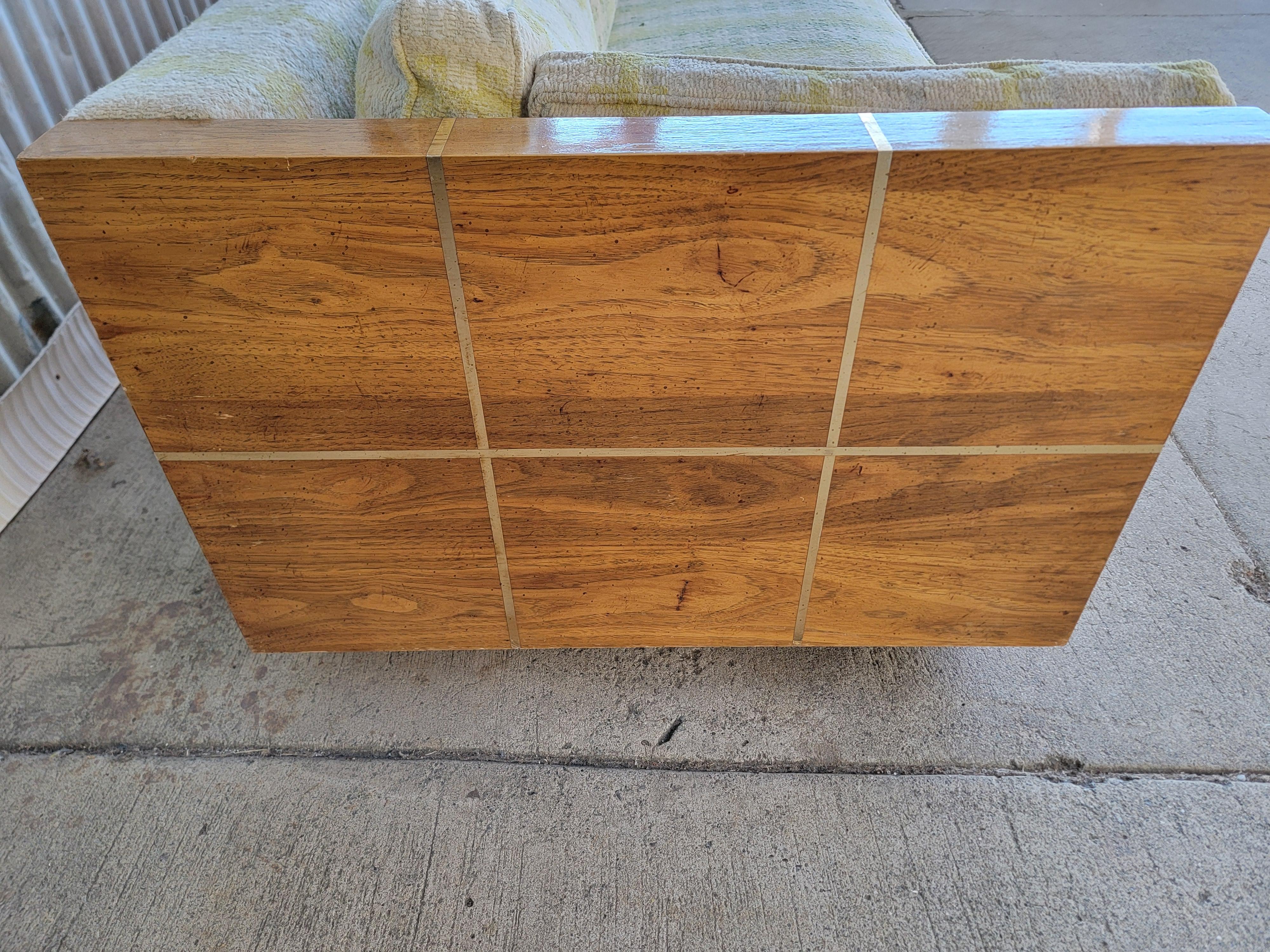 Mid-Century Modern Bernhardt Sofa Manner of Milo Baughman For Sale