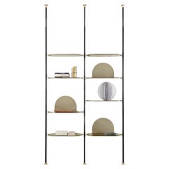 Bernhardt & Vella Librería fija de techo independiente "Alba" 2 cuerpos Arflex