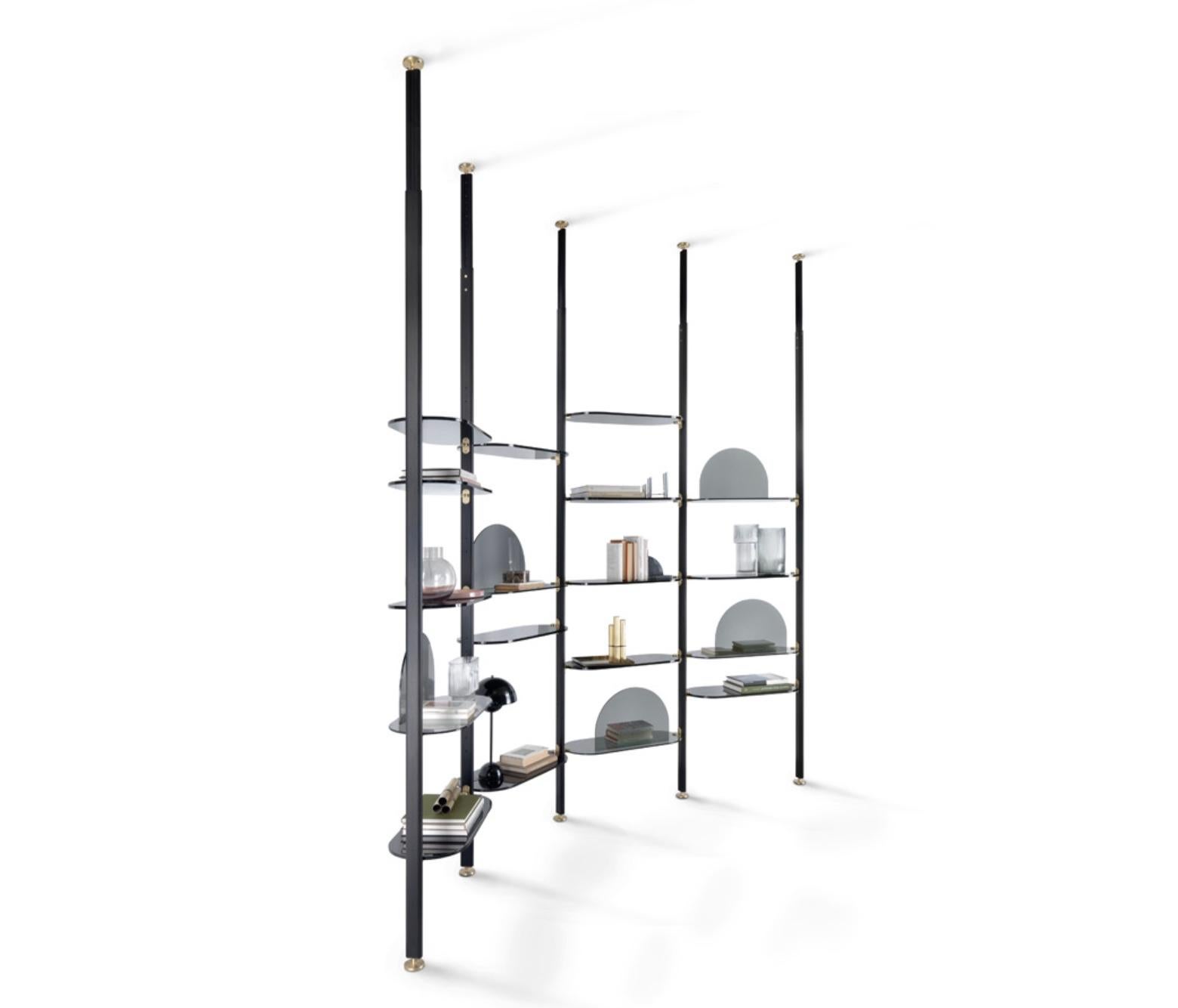 Bernhardt & Vella 'Alba' Freestanding Ceiling Fixed Bookcase for Arflex For Sale 3