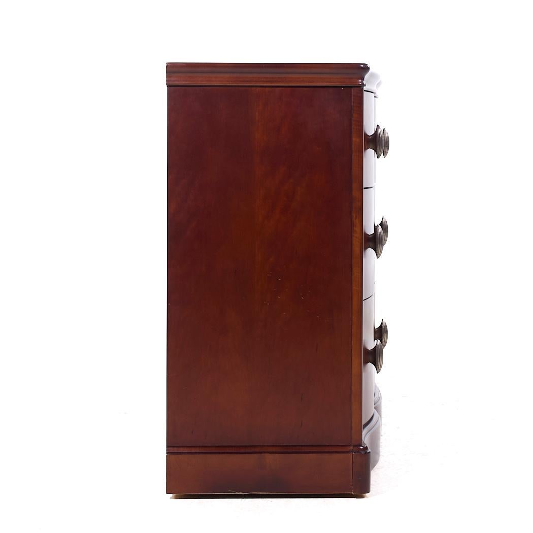 American Bernhardt Walnut Lowboy Dresser For Sale