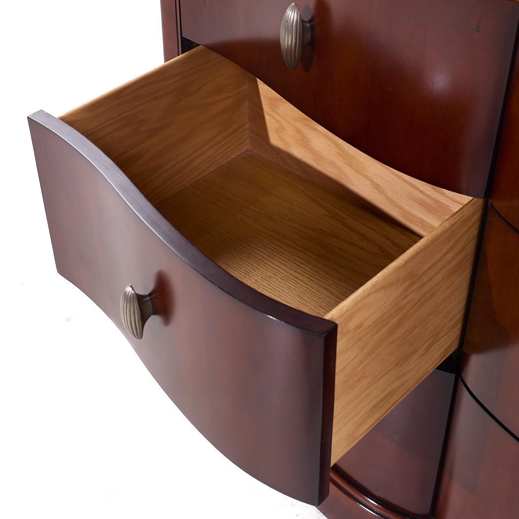 Bernhardt Walnut Lowboy Dresser For Sale 1