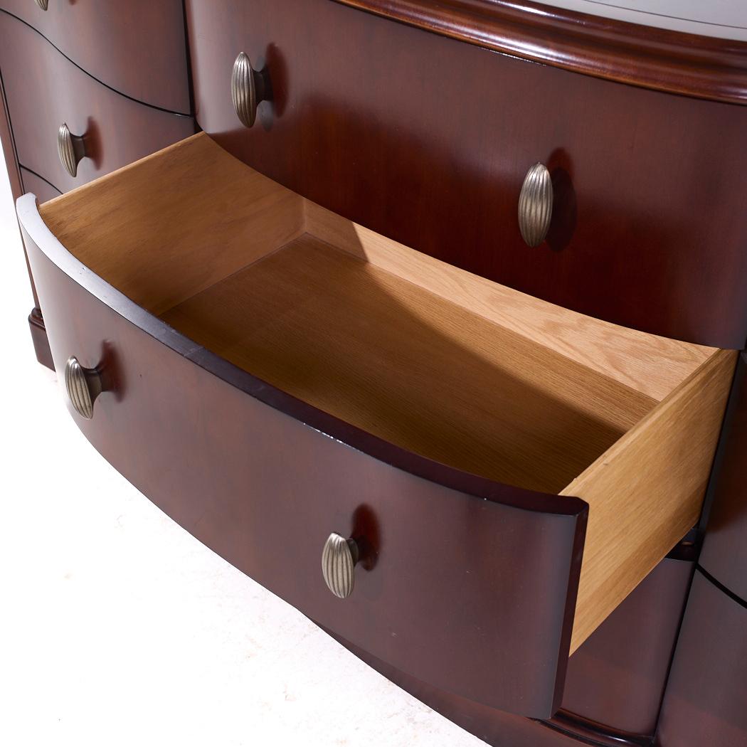 Bernhardt Walnut Lowboy Dresser For Sale 2