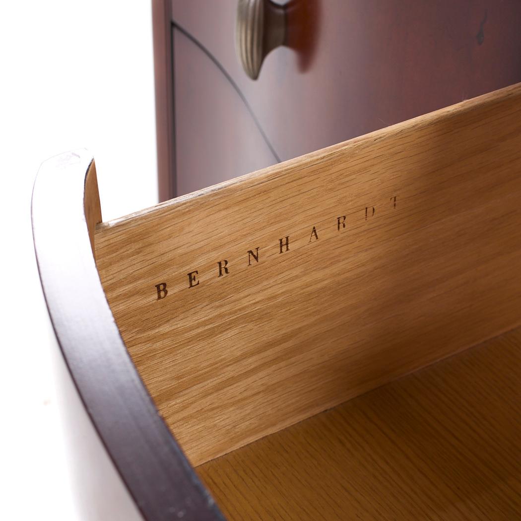 Bernhardt Walnut Lowboy Dresser For Sale 3
