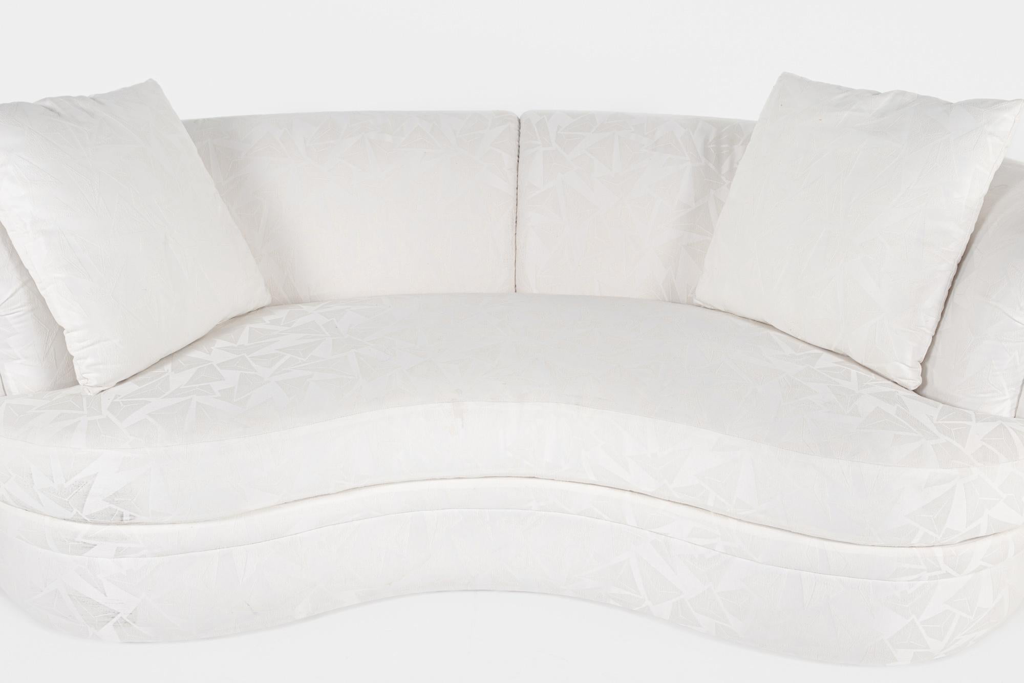 bernhardt white sofa