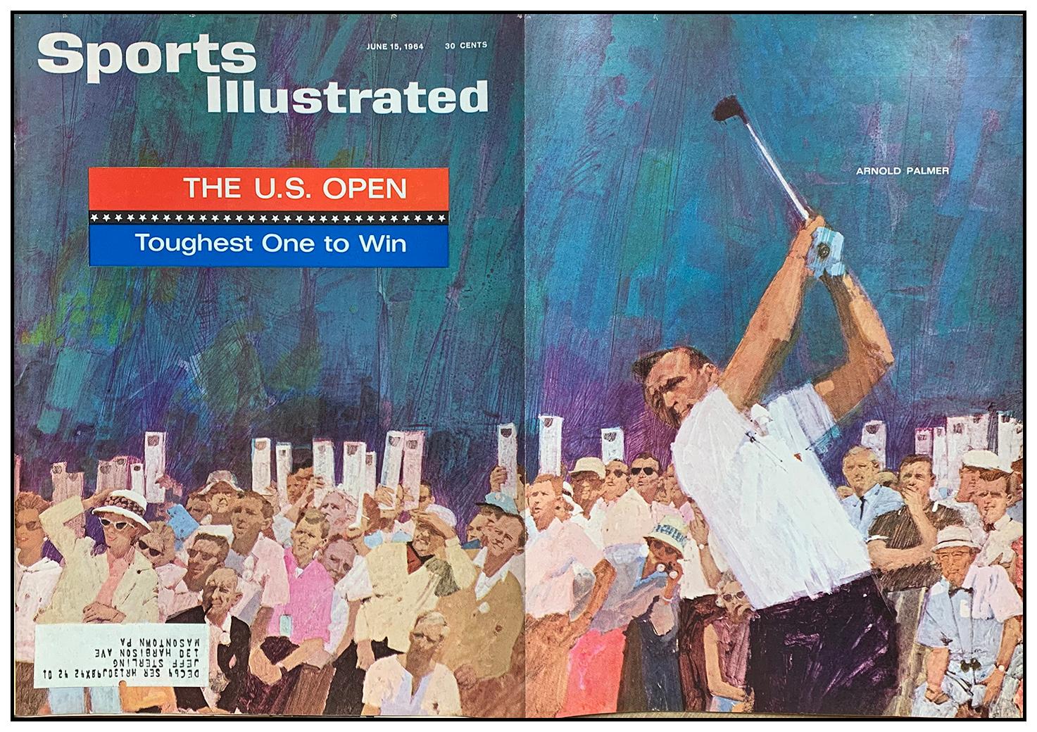 Bernard Bernie Fuchs Original Sports Illustrated Golf Painting Signed Palmer Art 1