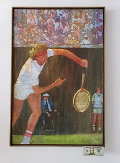 Blond Hair Tennis Player