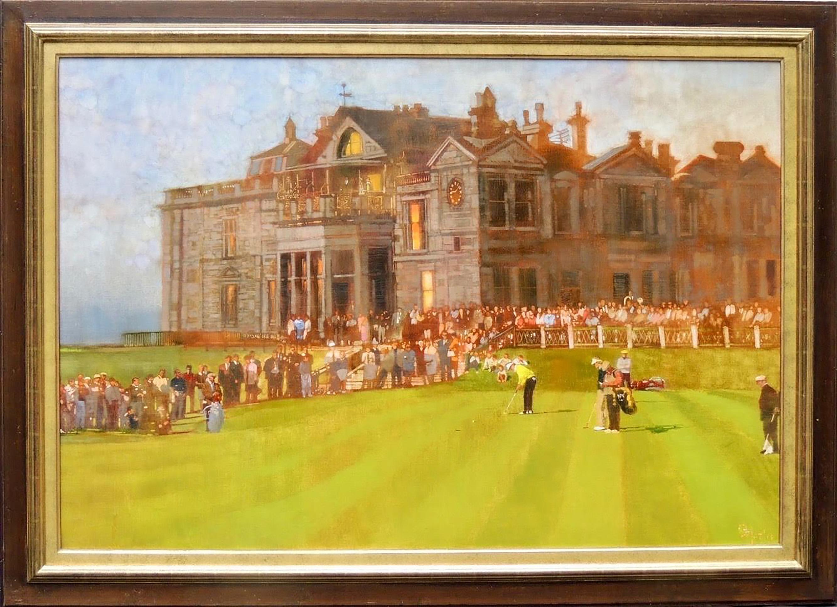 St. Andrews - Painting by Bernie Fuchs