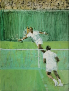 Vintage Tennis Illustration