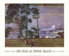 1994 After Bernie Fuchs '6th Hole At Pebble Beach' Realism 