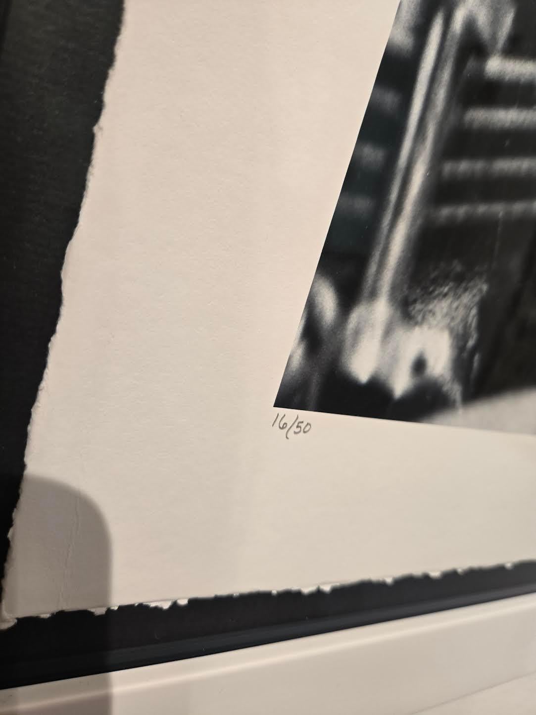 From the visual collaborative series between Bernie Taupin CBE and Terry O'Neill CBE, titled 'Two Sides of the 60s;

Deluxe Deckled Print
Limited Edition of 50
Hand Signed by Bernie Taupin 