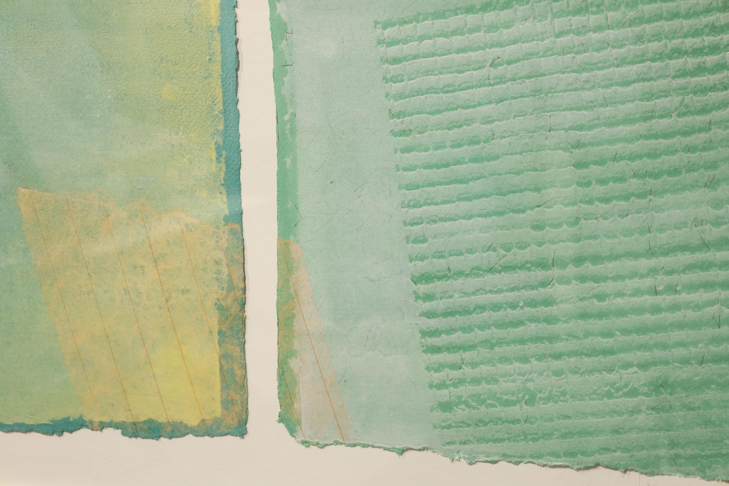 Paint Bernie Vinzani 'American 20th Century' Untitled Diptych, 1991
