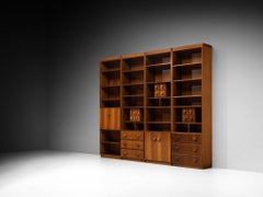 Bernini 'Antifona' Wall Unit Book Case in Walnut