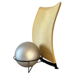 Used Bernini chaise, Fabrizio Ballardini & Lucio Costanzi mod. Sansiro, modernist