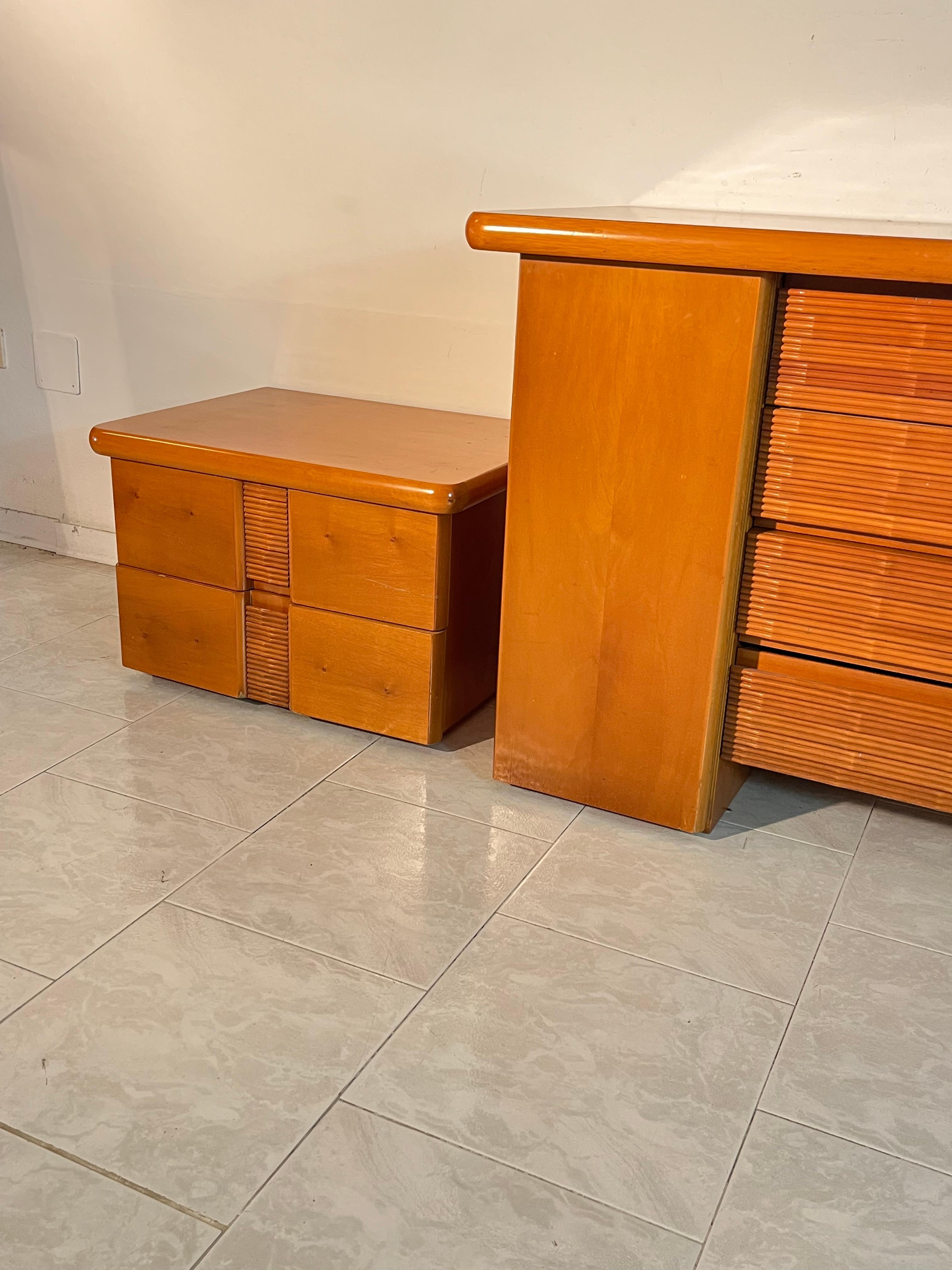 Set da letto a 4 pezzi di Bernini Italia, anni '80 in vendita 2