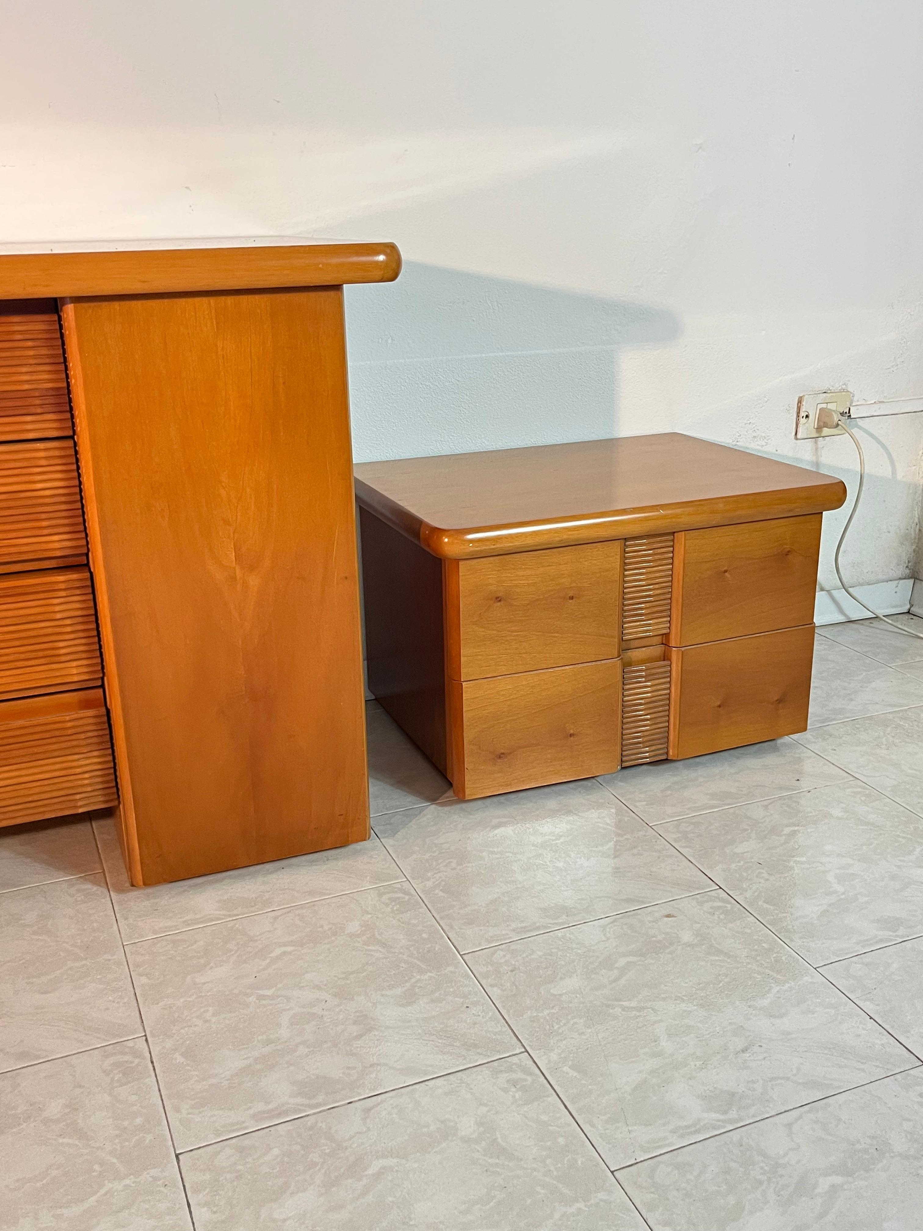 Set da letto a 4 pezzi di Bernini Italia, anni '80 in vendita 3