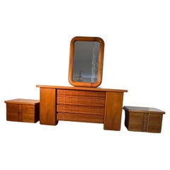 Set da letto a 4 pezzi di Bernini Italia, anni '80