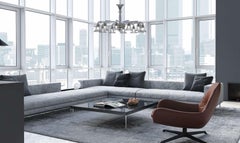 Bernini Modern Murano Glass Chandelier 12 lights - Elegant and refined style