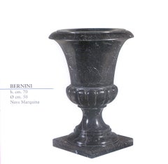 Bernini Vase in Nero Marquina Marble