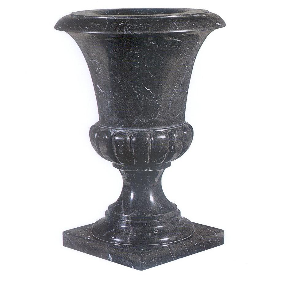 Bernini-Vase aus Nero Marquina-Marmor im Angebot