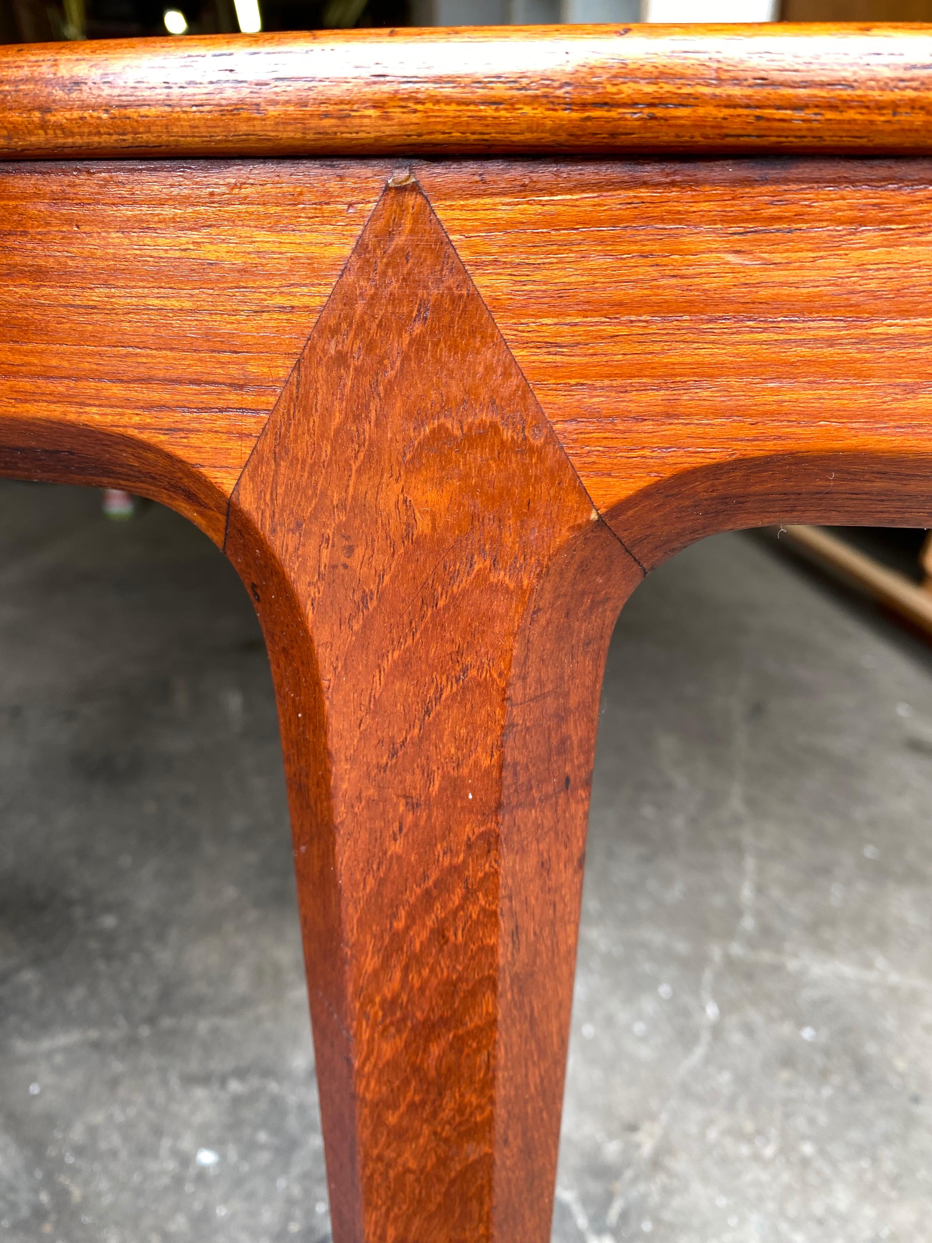 Bernt Fridhagen for Bodafors Swedish Round Teak Dining Table, 1962 6