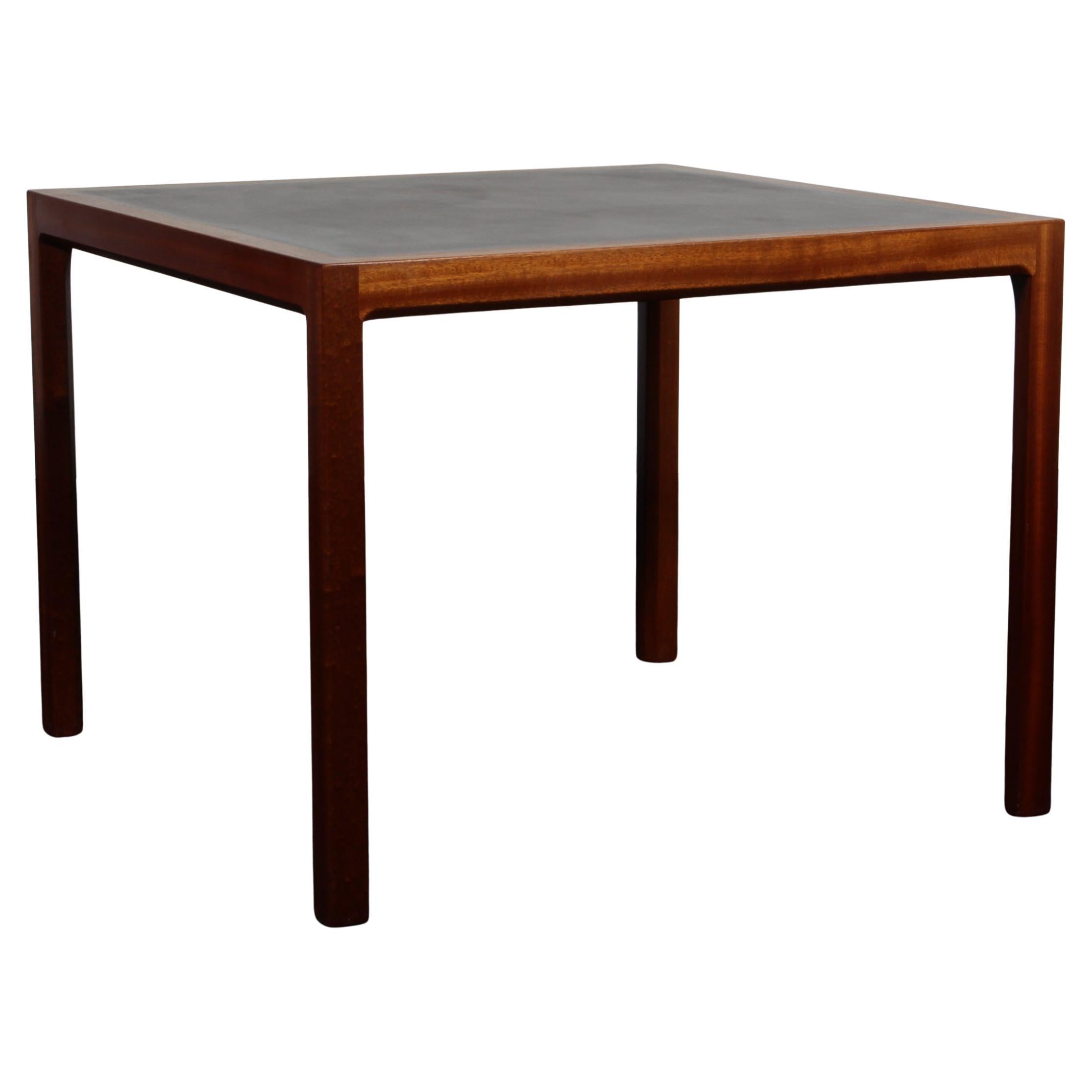 Tavolino da caffè Bernt Pedersen in mogano e formica, 1960, Danimarca