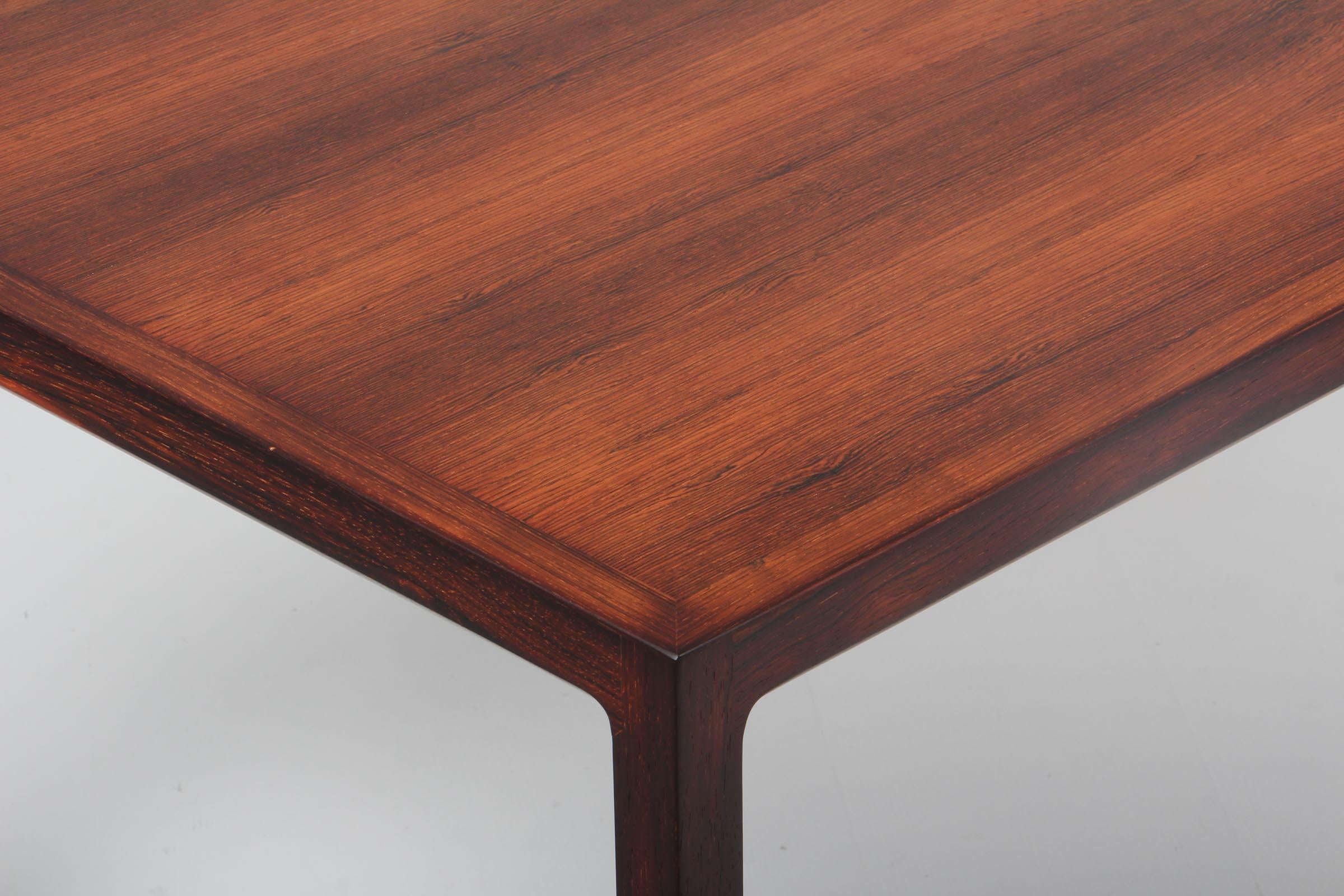 Danish Bernt Pedersen Coffee Table in Rosewood, 1960s, Denmark