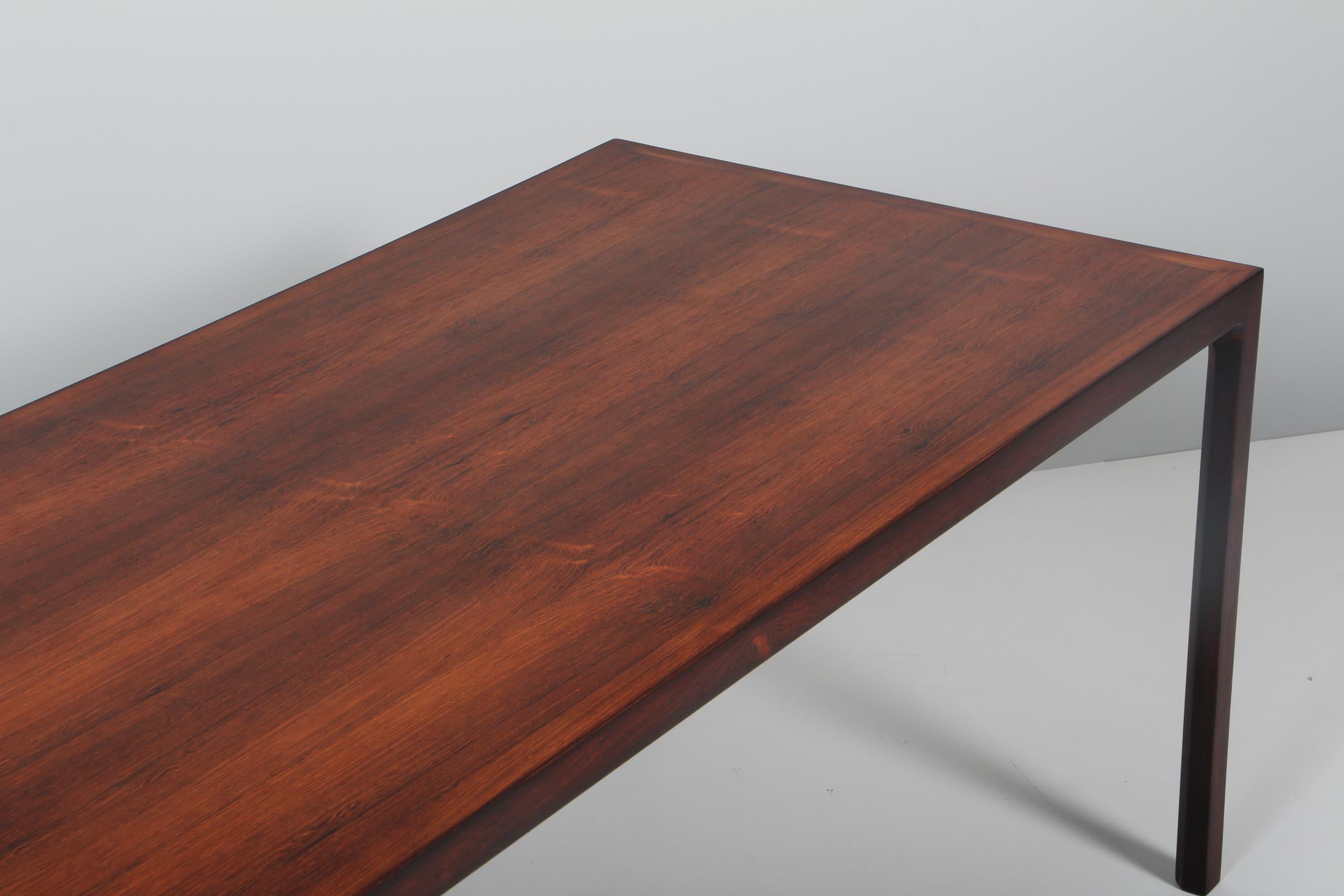 Bernt Pedersen Coffee Table in Rosewood, 1960s, Denmark In Good Condition In Esbjerg, DK