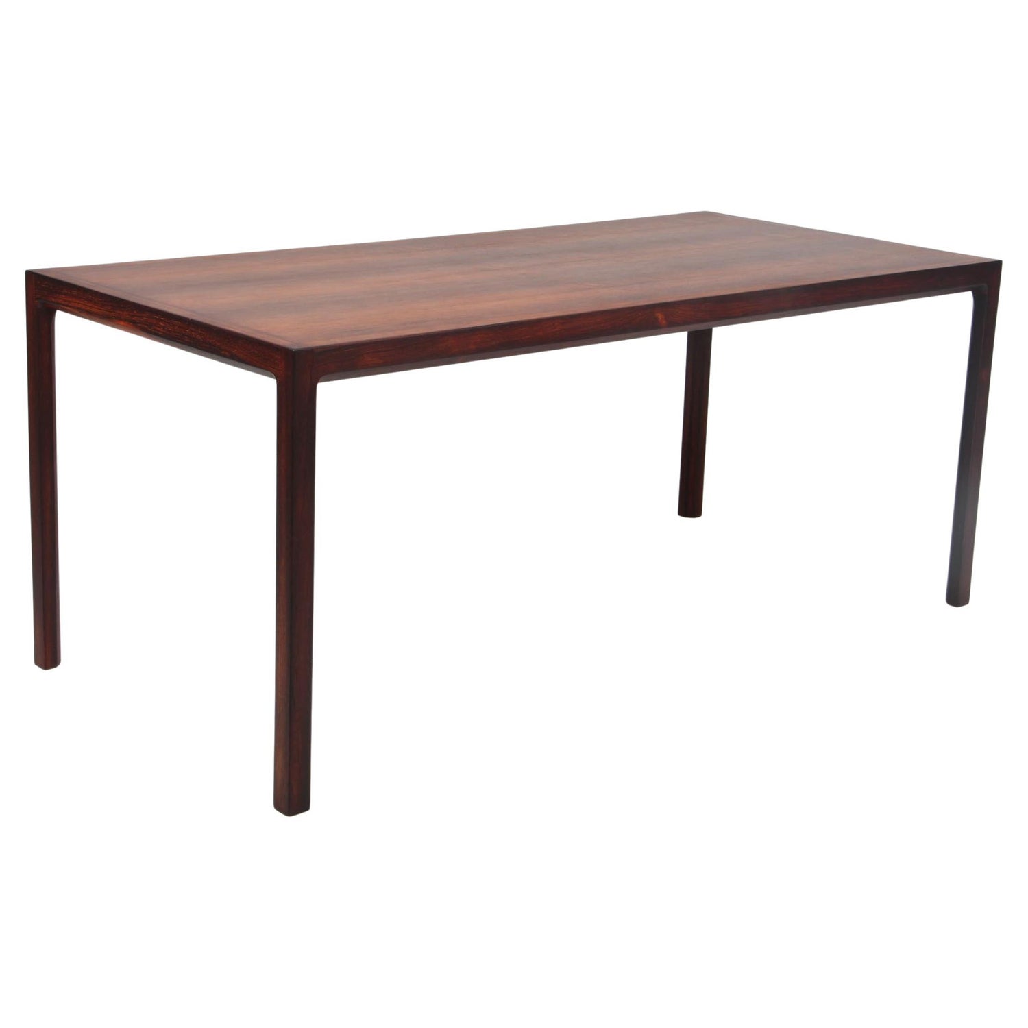 Rosewood Coffee Table by Bernt Petersen for Wørts Møbelsnedkeri, Denmark,  1960s For Sale at 1stDibs